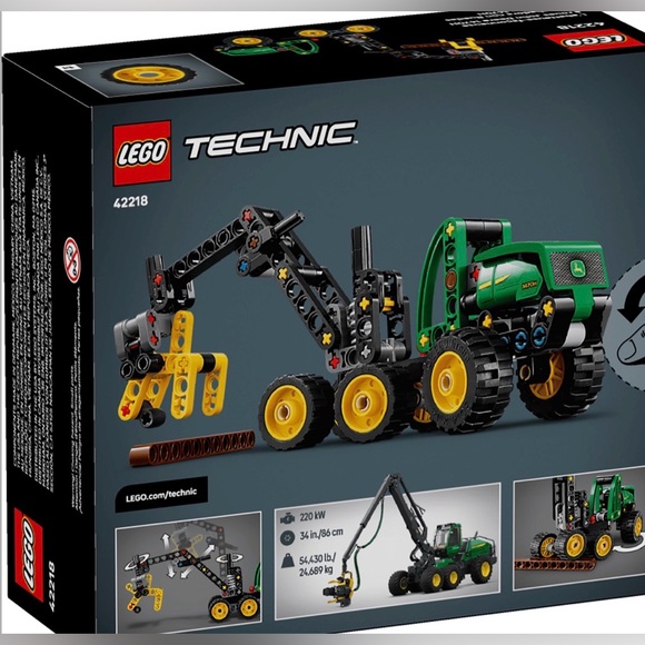 LEGO Technic John Deere Harvester - Green and Yellow - Picture 2 of 3